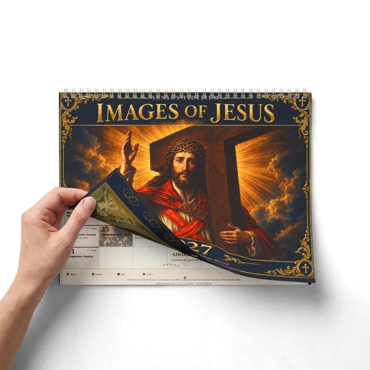 1962 TLM "Images of Jesus" 2027 Calendar