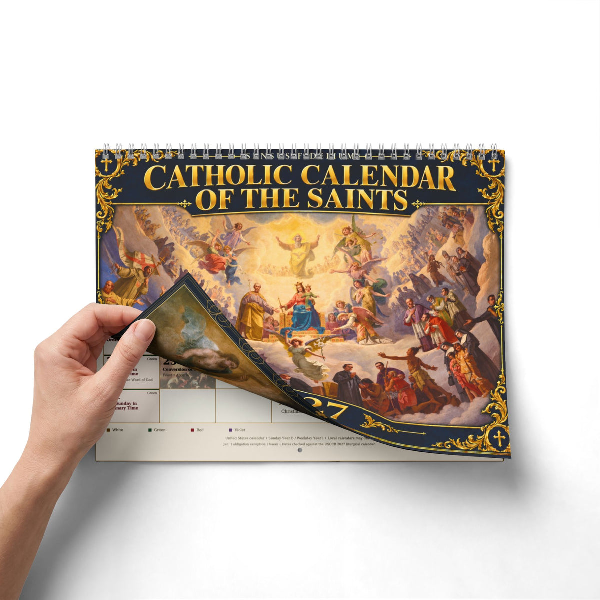 Novus Ordo Calendar 2027 Saint Theme