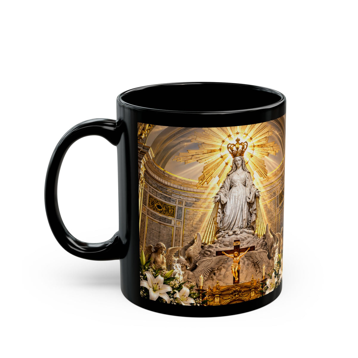 Miraculous Medal Mug – Religious Catholic Devotional Coffee Cup (11oz/15oz)