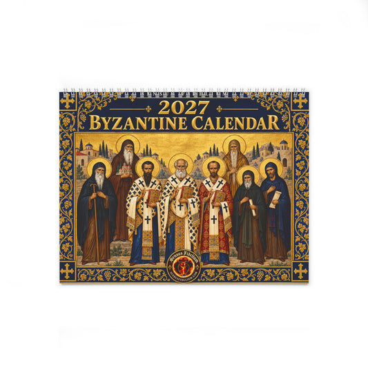 Ruthenian Calendar 2027 Saints Theme