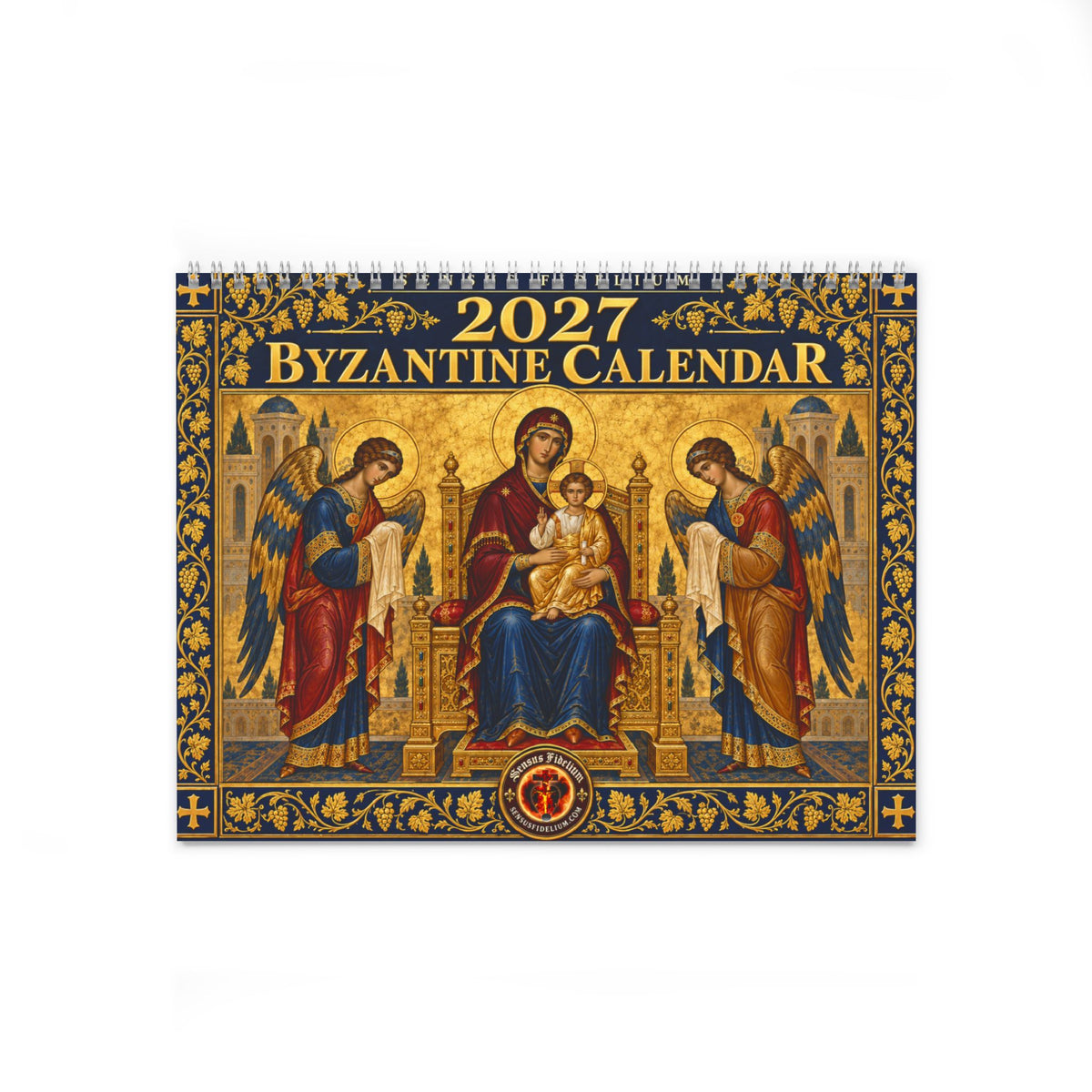 Ukrainian Rite Wall Calendar 2027 Theotokos Theme