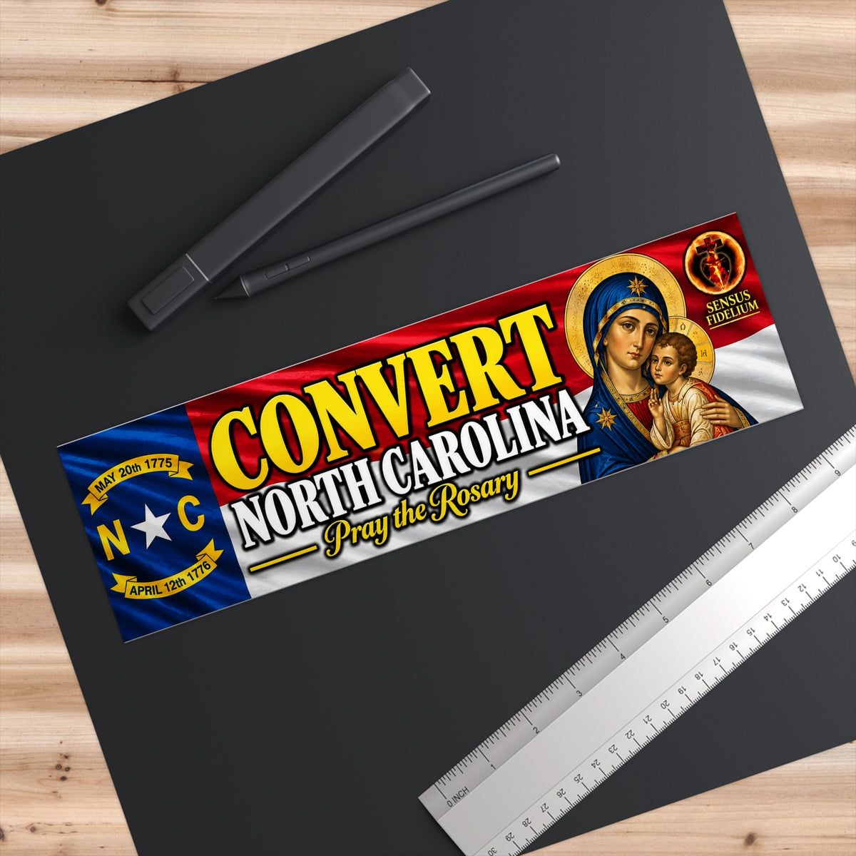 "Convert North Carolina" Bumper Sticker