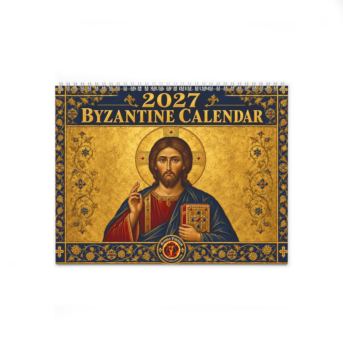 Ukrainian Rite Wall Calendar 2027 Our Lord Theme