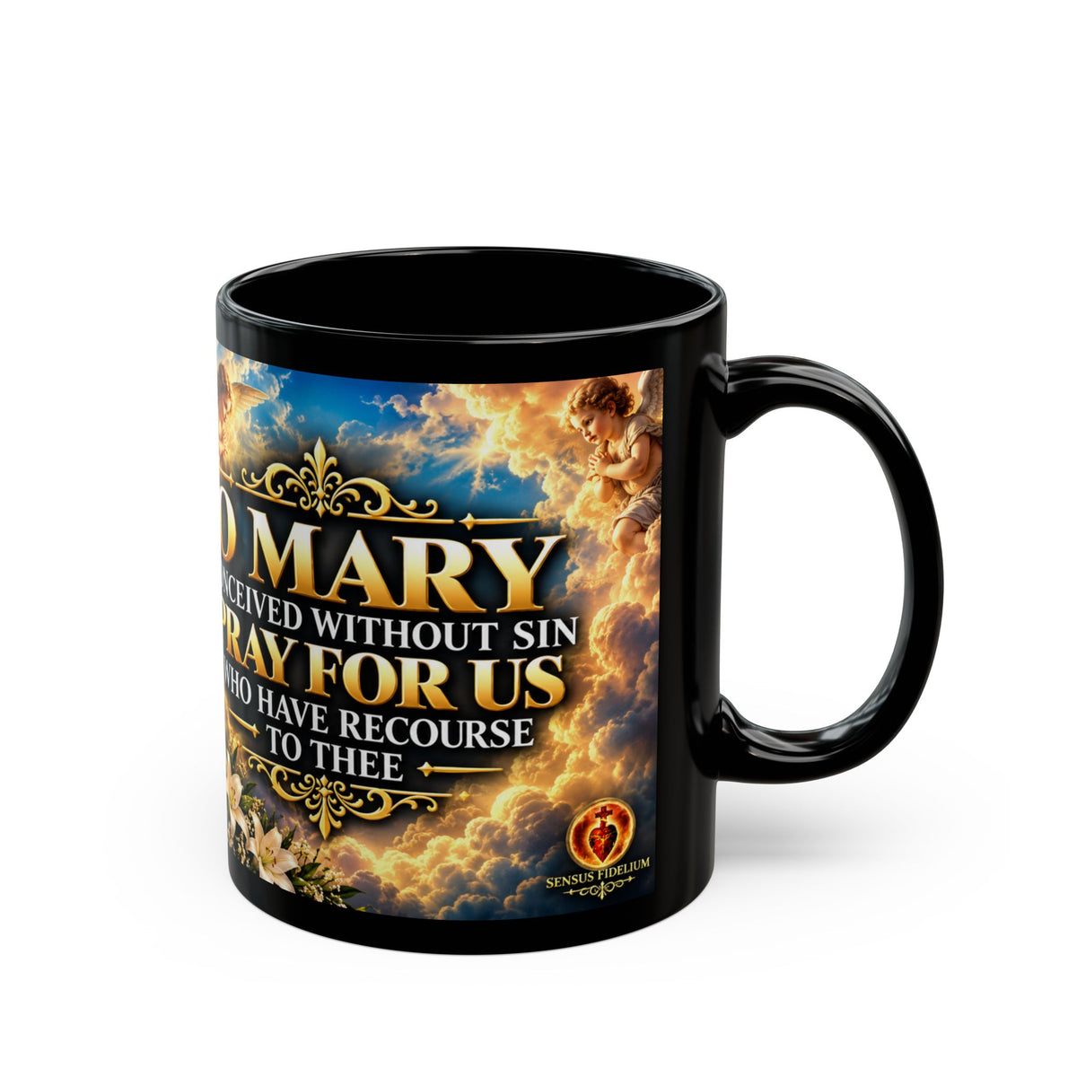 Miraculous Medal Mug – Religious Catholic Devotional Coffee Cup (11oz/15oz)