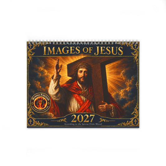 Novus Ordo Images of Jesus 2027 Wall Calendar