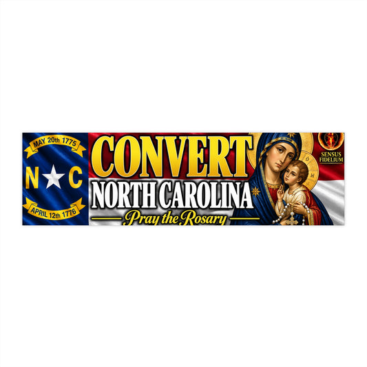 "Convert North Carolina" Bumper Sticker